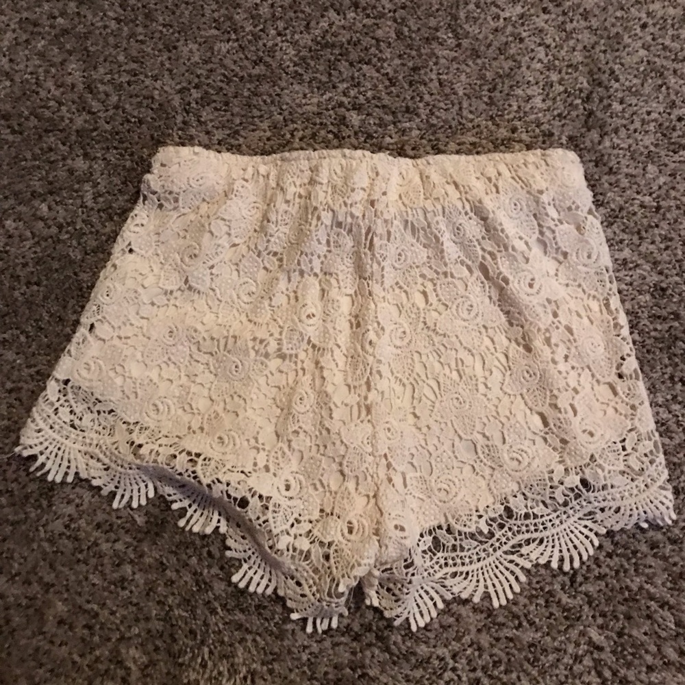 Lace summer shorts